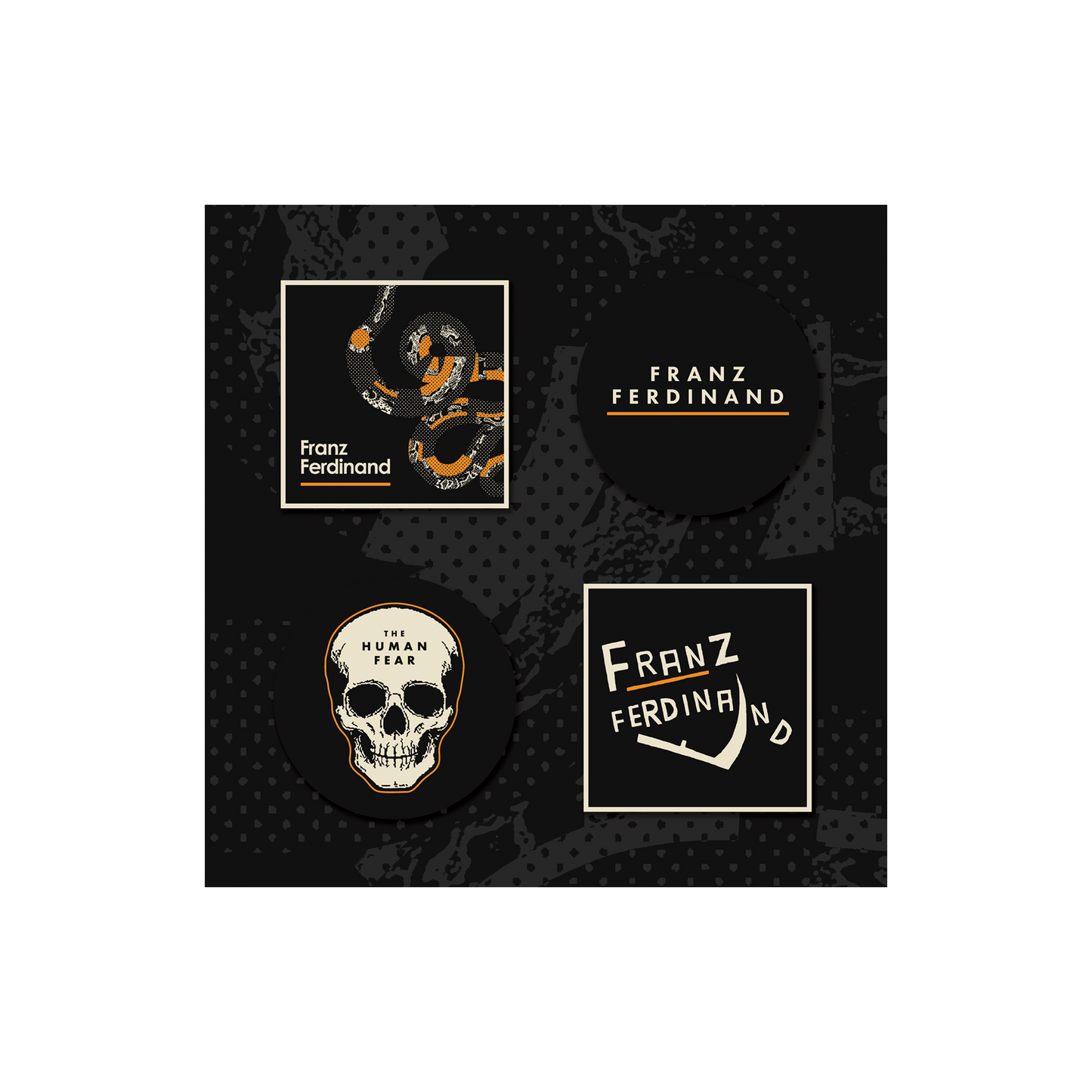 AUS Tour Button-Badge Set